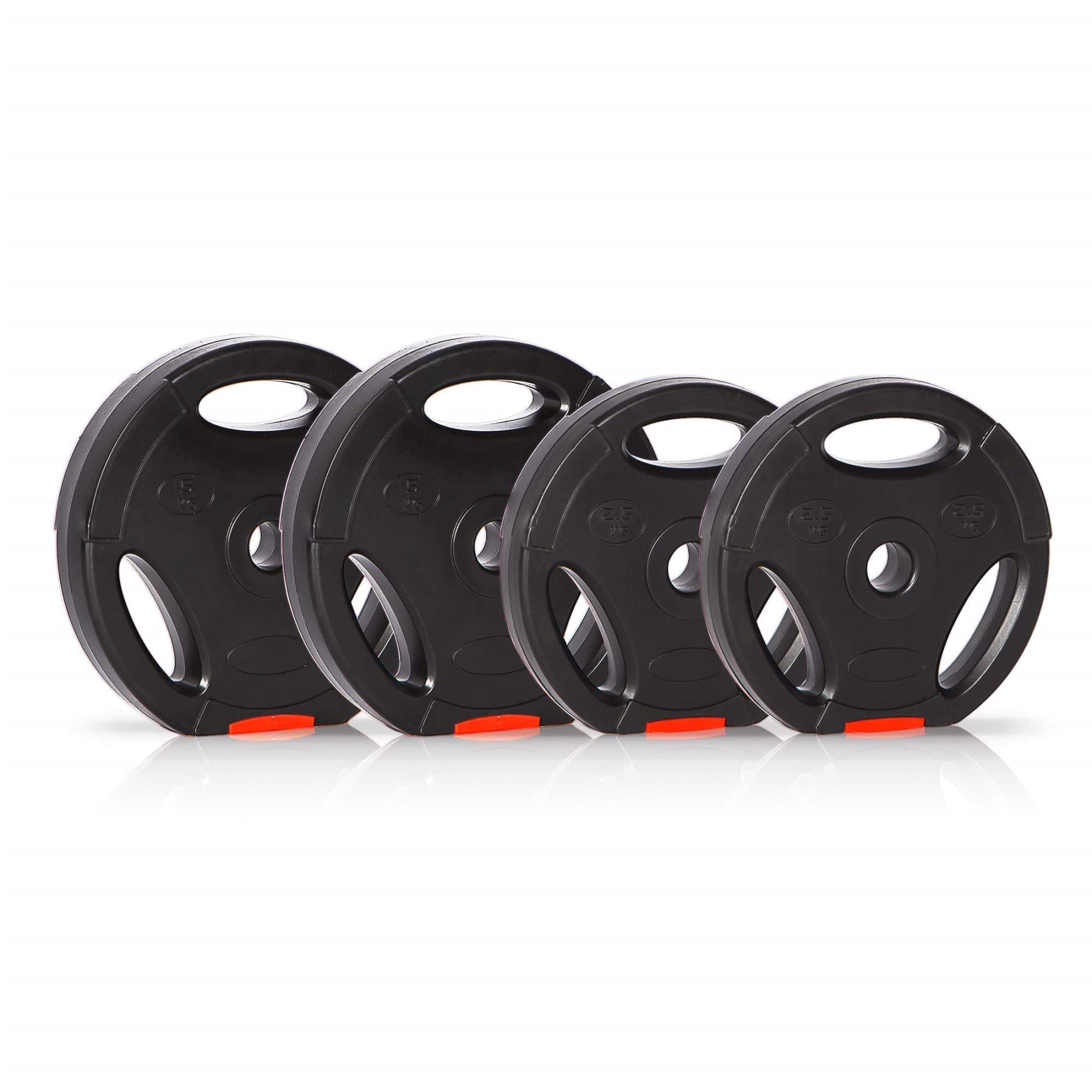 Placas de Peso, 2 Pesos con Mancuernas en Set, 2,5 kg - 10 kg, Orificio de 30 mm, se Pueden Usar con Pesas y Barras de Barbell, con Asas for Entrenamiento Gratuito (Size : 2.5kg*2)