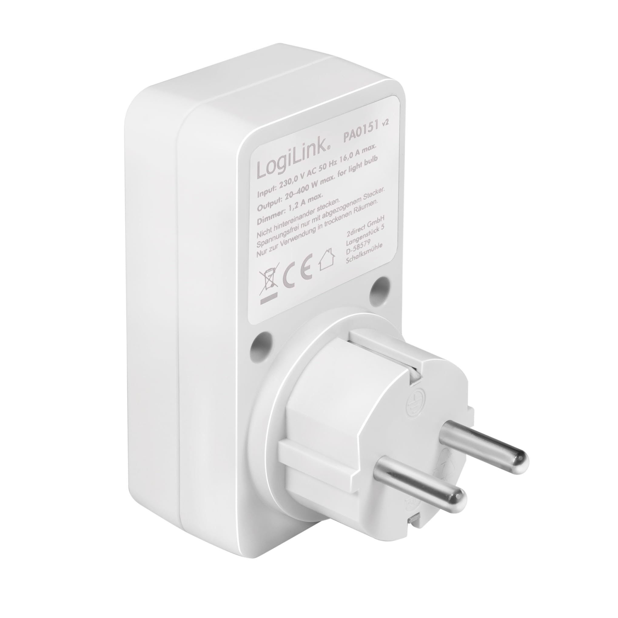 LogiLink Enchufe Adaptador, PA0151