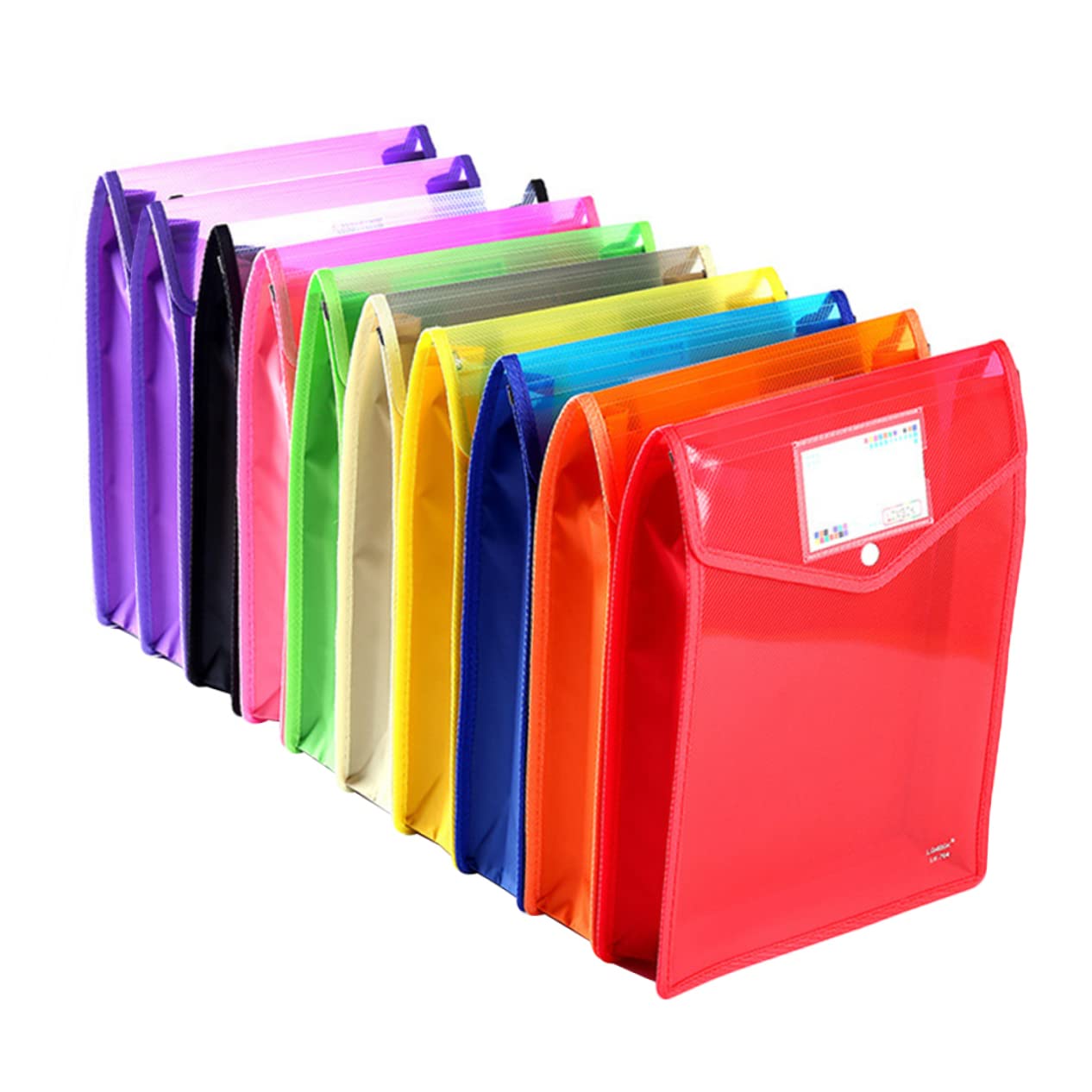 Angoily 10pièces Organisateur Document Pochette Portable Pour Documents Et Cartes Organiseur De Dossiers De Voyage