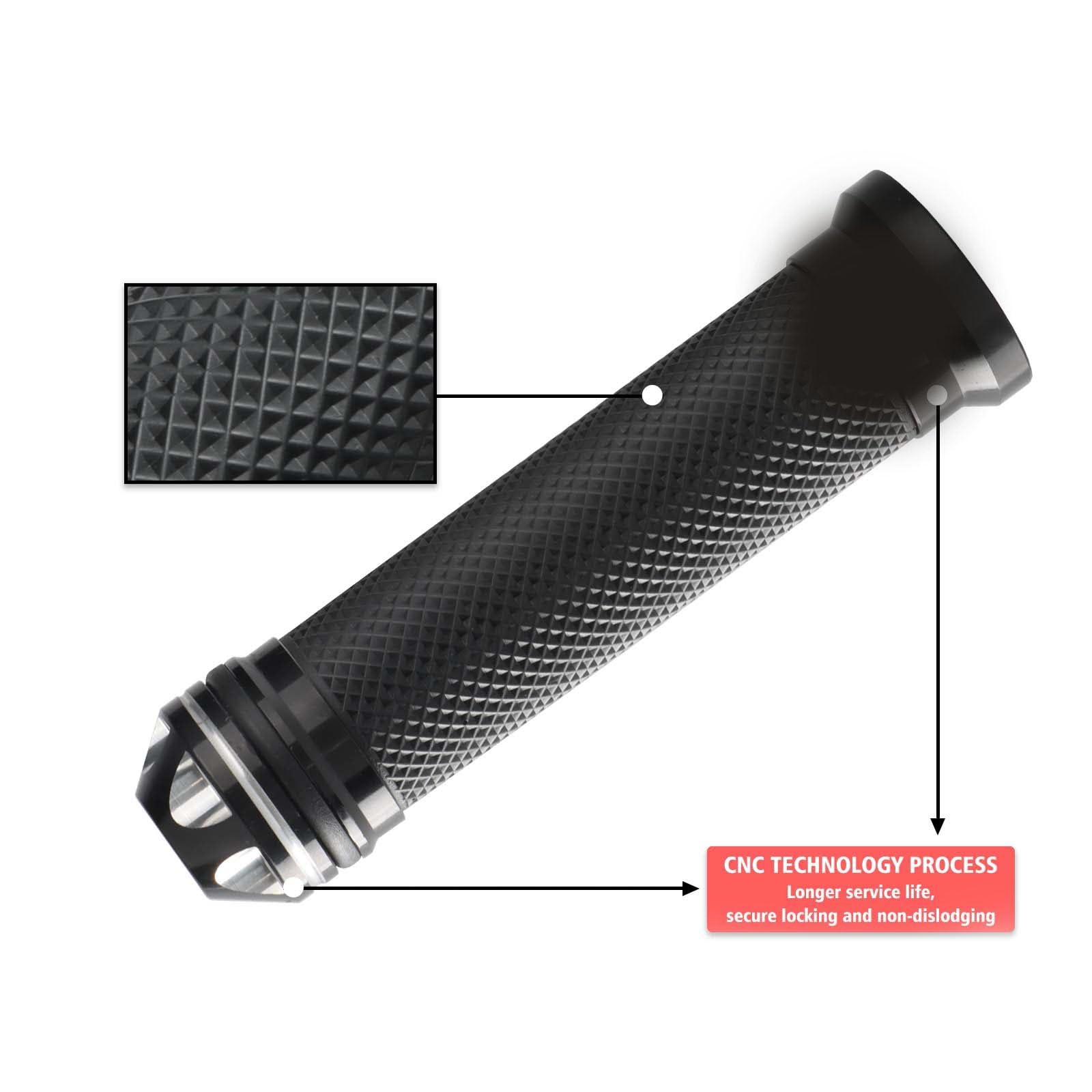 Manopole Moto Universali 7/8 '' 22MM Manubrio In Gel Di Gomma CNC Adatte Per Suzuki PitBikeMotor