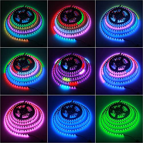 Tira LED ALITOVE WS2811 Dream Color RGB 16.4ft 300 LEDs miniatura 4