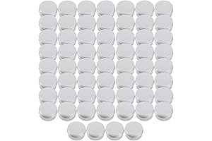 Tosnail 1 oz Tins Perfect for Lip Balms and Candles