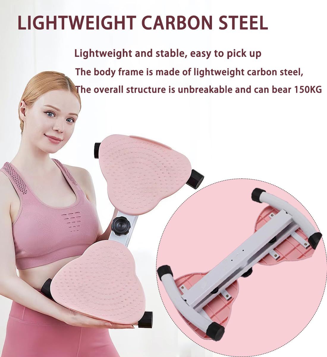 Płyta balansowa Twist Waist Disc ze sznurkiem - tarcza treningowa w talii, Twist Board, rzeźbiarz talii, sport w domu dla utraty wagi