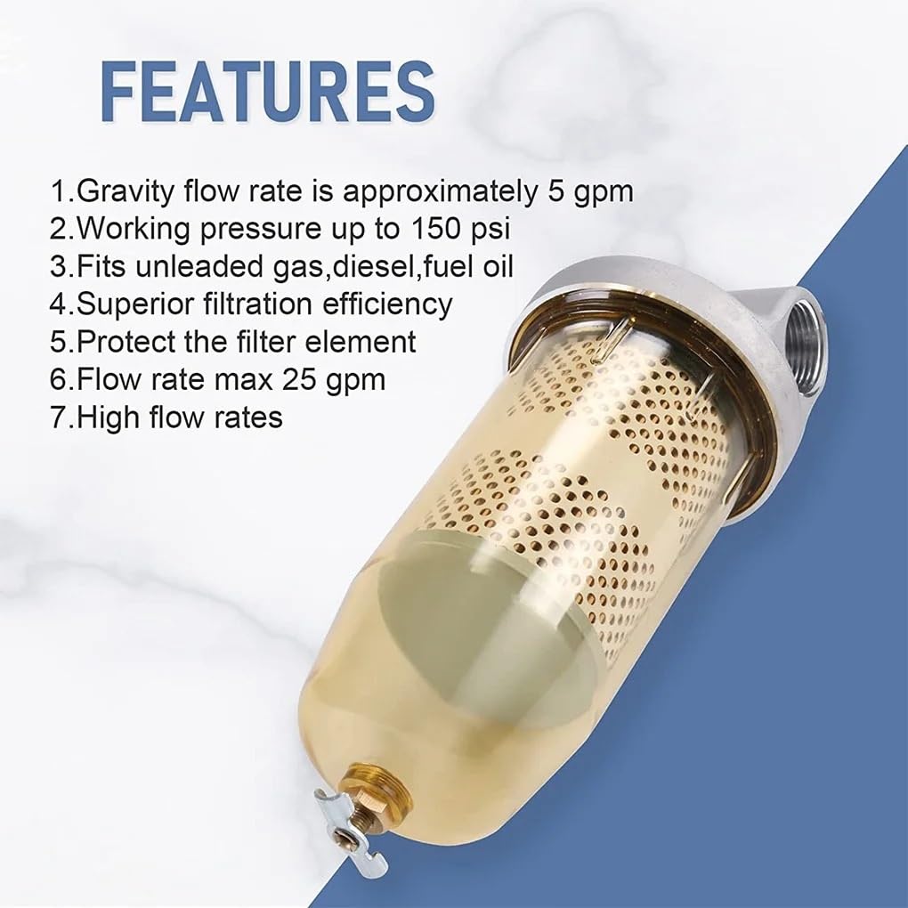 Filtro de Combustible Diésel Conjunto separador de agua y combustible con filtro tanque B10-AL filtros profesionales elemento PF10 Filtro Diesel para Coche