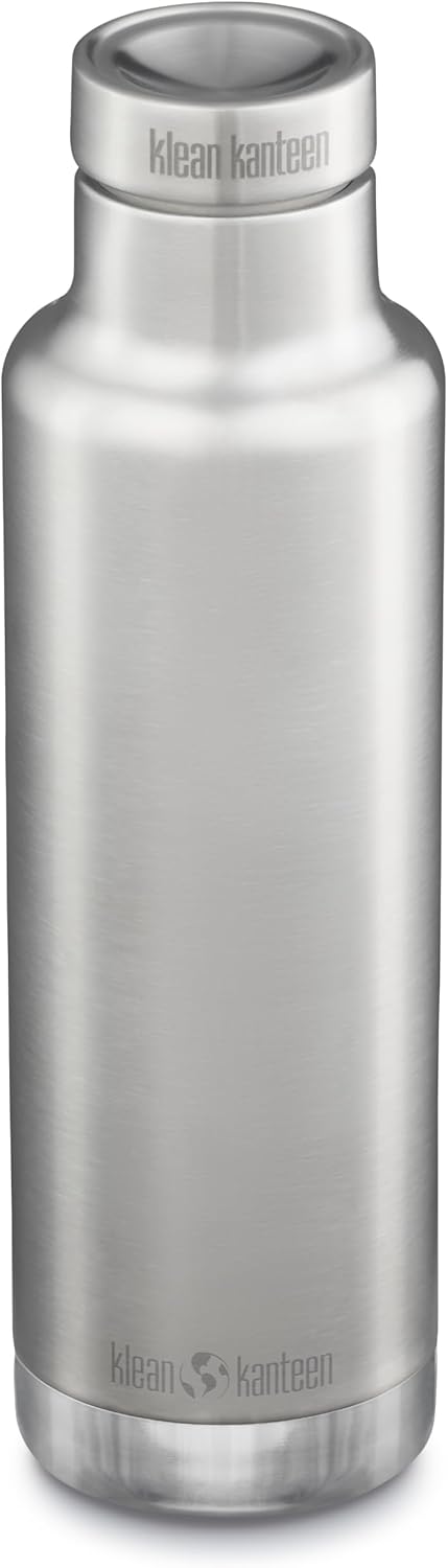 Klean Kanteen Insulated Pour Through – 25 oz – Brushed Stainless