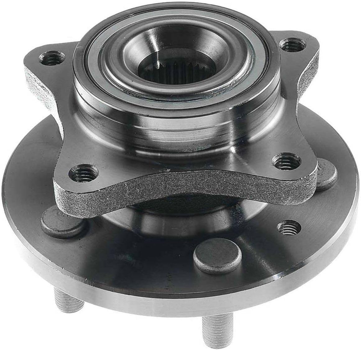 1pc Wheel Hub and Bearing Assembly Front Left Driver Side Tone Ring-ABS Type for Land Rover LR3 2005-2009|Land Rover LR4 2010-2016|Land Rover Range Rover Sport 2006-2013