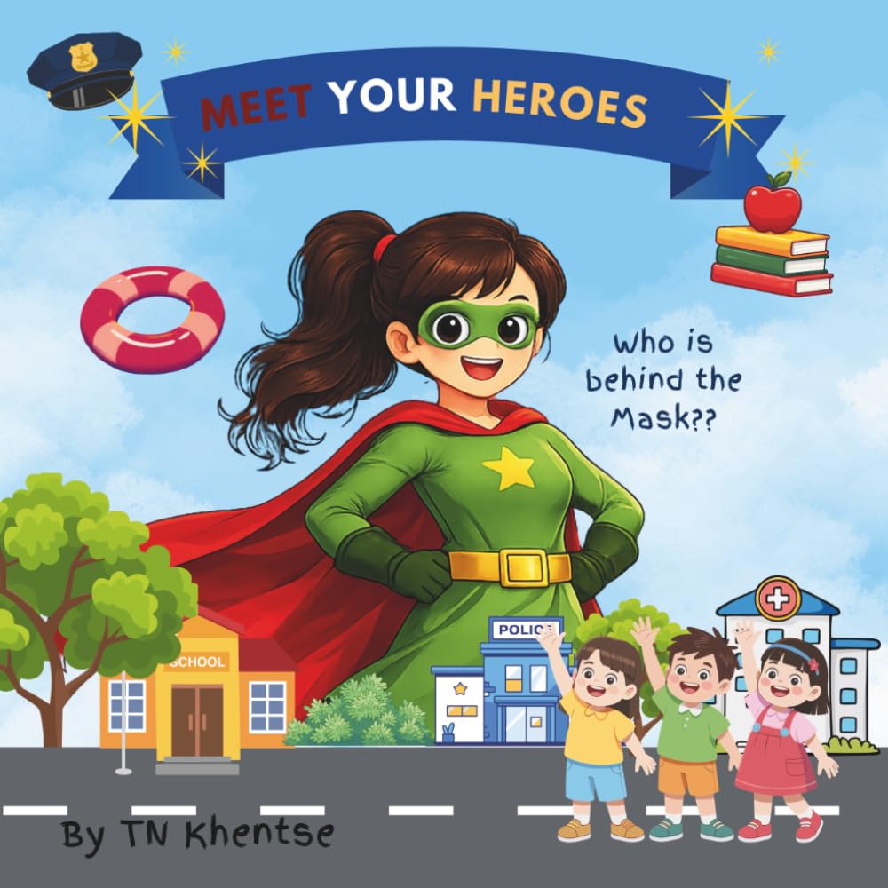 Meet Your Heroes!: cute Book to follow and see Who is Behind the Mask??