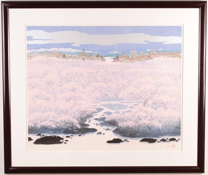 チャンプー 張歩 リトグラフ 中国人画家・張歩「冬」61/￼200