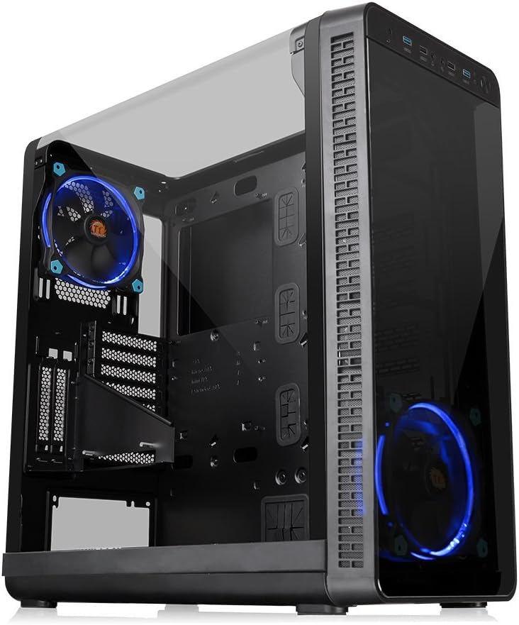 Amazon.com: Thermaltake View 37 Riing E-ATX Mid Tower Computer Case ...