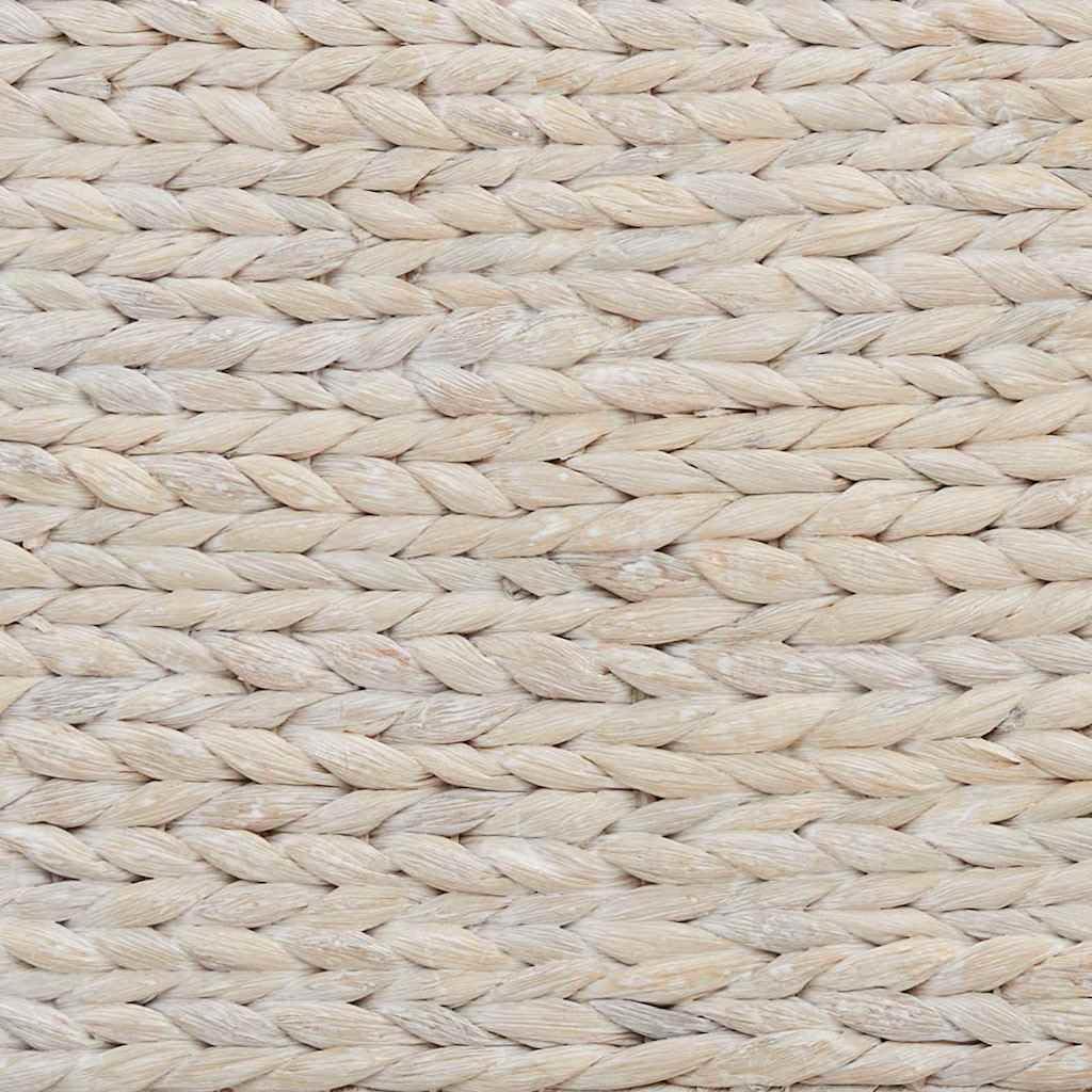 Weihnachtsbaumkragen Quadratisch Weiss 70x70x28 cm Wasserhyazinthe
