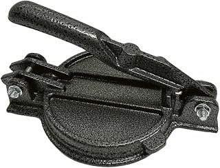 Cast Iron Sopes Press 4 Inch,Roti Gordita Maker,Heavy Duty Tortillera Pataconera