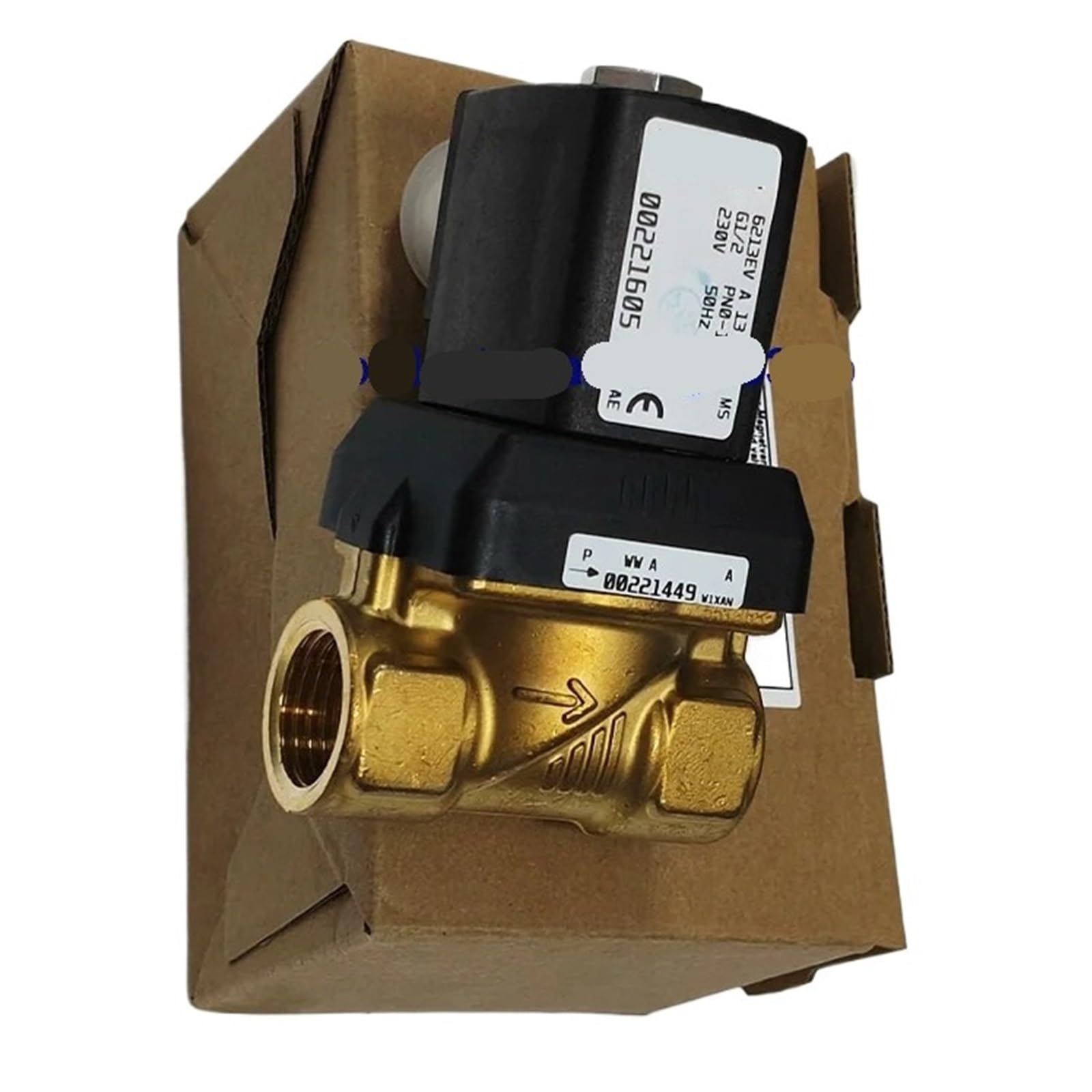 CXFCIHFT 1pcs Solenoid Valve 6213EV A13NBR G1/2 0-10bar 230V 50HZ 00221605