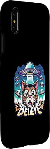Miniatura 9 de iPhone 13 Pro Max Believe in Ufo - Alien Believer funny cat Case