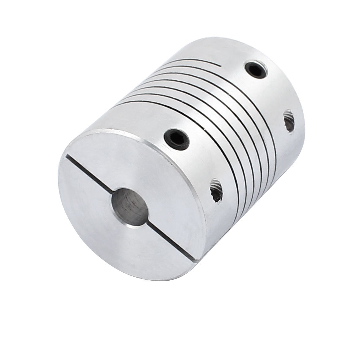 Ruland MWS25-8-8-SS Set Screw Beam Coupling, Stainless Steel, Metric, 8mm Bore A Diameter, 8mm Bore B Diameter, 25mm OD, 24mm Length, 3.42 Nm Nominal Torque