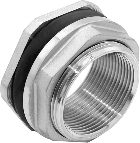 Miniatura 2 de Beduan 2" conector hembra del tanque de agua del mamparo de acero inoxidable montaje a granel