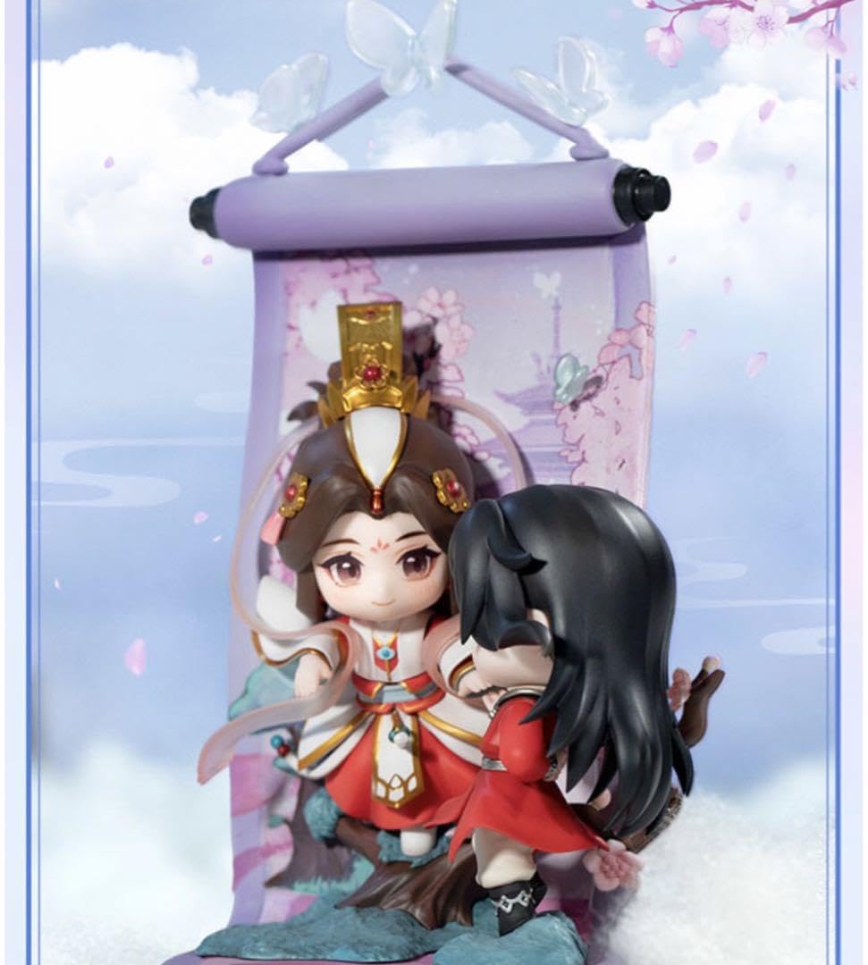天官賜福　仙楽浮絵　フィギュア Amazon.co.jp: 天官賜福 謝憐 花城 仙楽浮絵 フィギュア qingcang 色紙