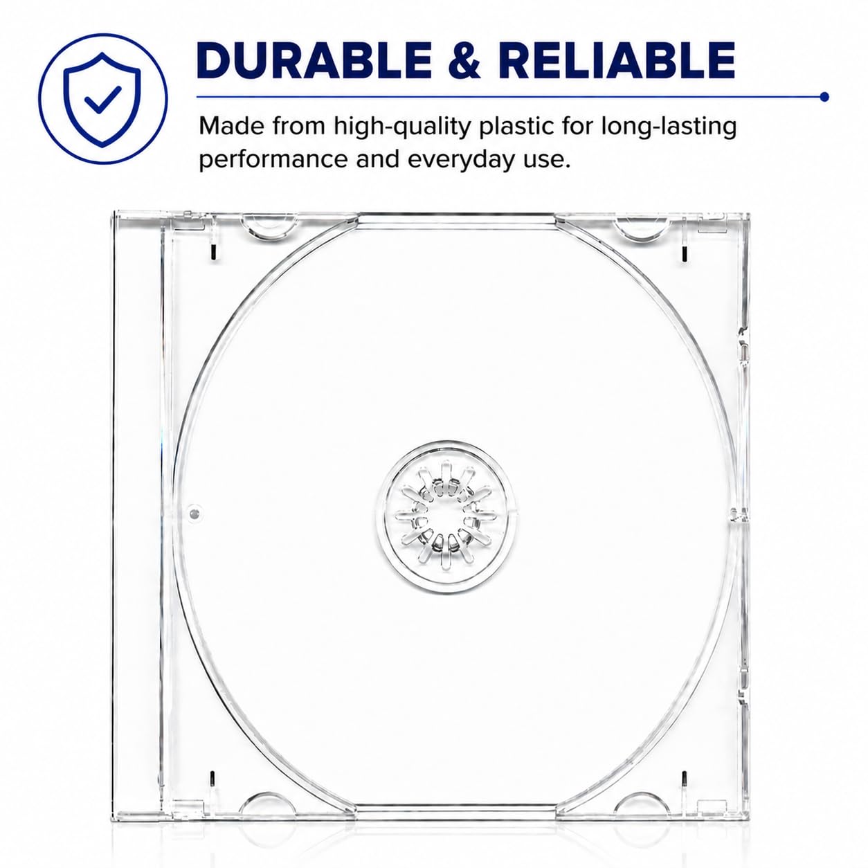 100 x Clear Single CD vassoio Dragon Trading