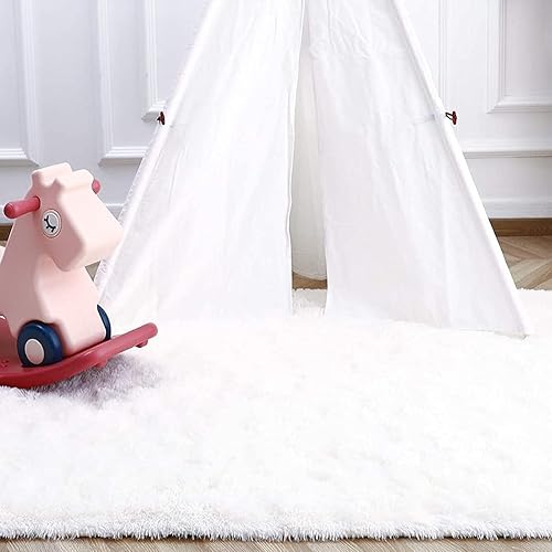 Miniatura 6 de FZCBY Alfombra mullida antideslizante para sala de estar, alfombra lanuda suave para dormitorio, decoración del hogar, habitación de los niños,
