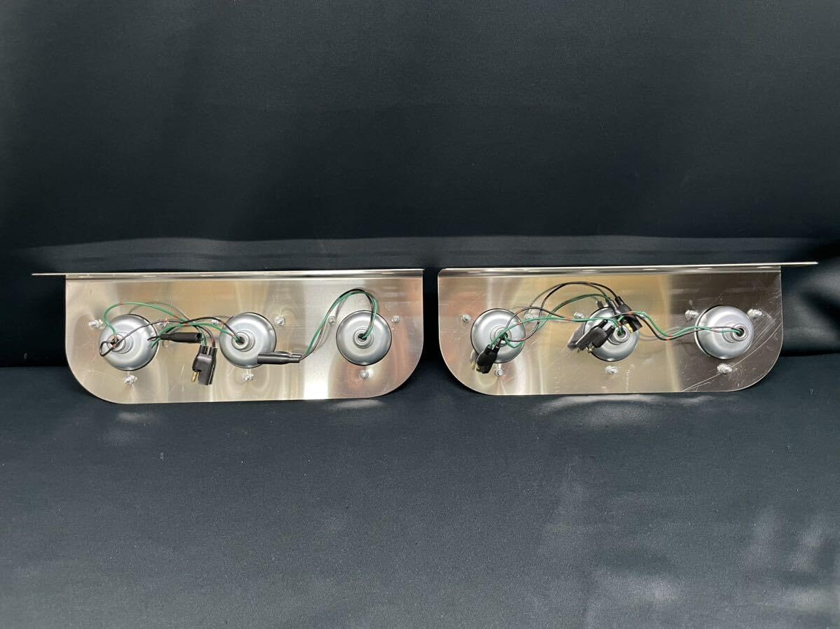 3連 中間サイドウィンカー 左右セット ふそう型 ステンレス ターン