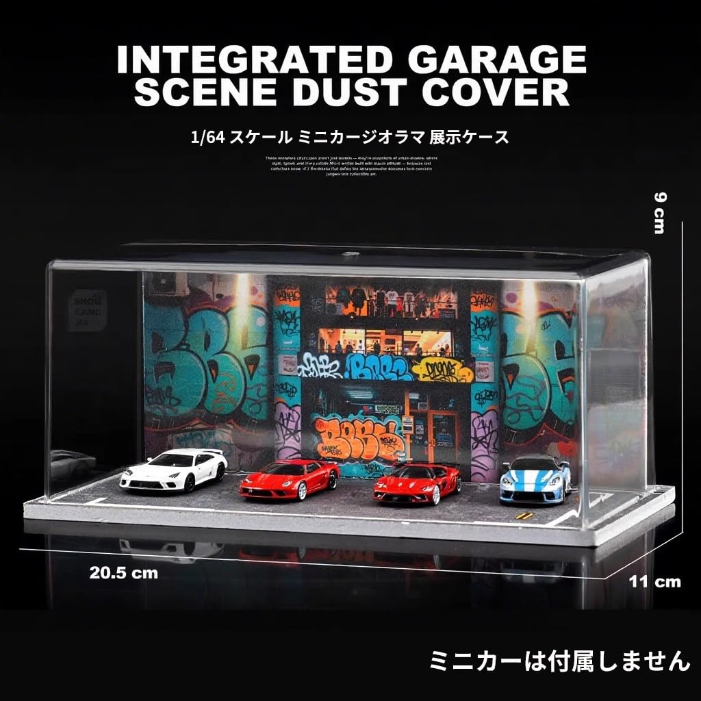 1/64 模型　駐車場　ジオラマ　ミニカー用ディスプレイ　立体駐車場 Amazon.co.jp: 立体駐車場 1/64 ジオラマ 駐車場 収納ケース 完成品