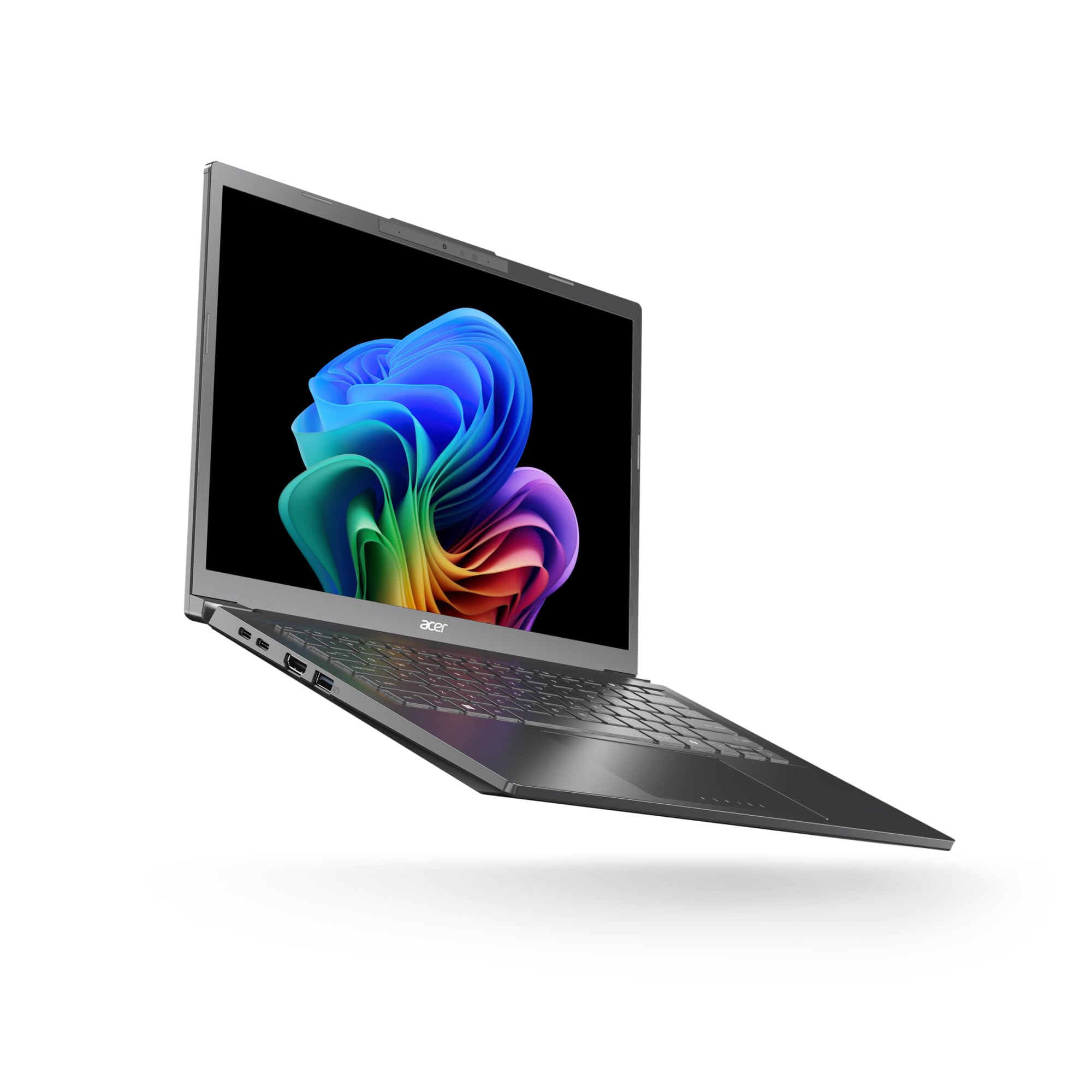 acer Aspire 14 AI Laptop | Display 14” WUXGA OLED | Intel Core Ultra 5-226V | 16 GB RAM | 512 GB SSD | Copilot+ PC | Windows 11 | QWERTY | PC Portatile IA, 14"