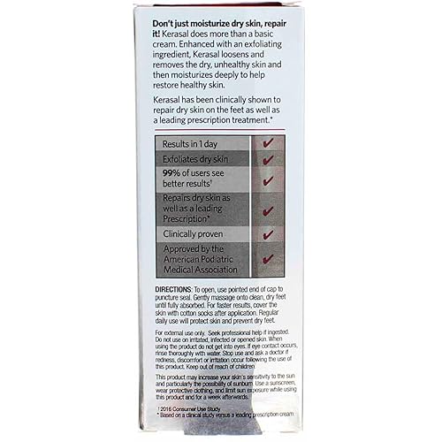 Miniatura 5 de Kerasal Ungüento intensivo para reparación de pies de 1 oz paquete de 12