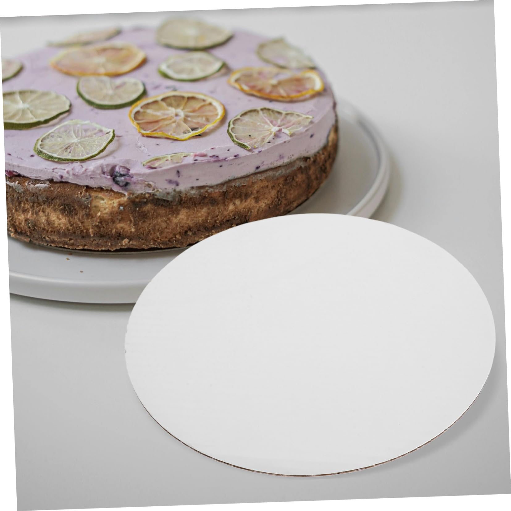 30pièces Panneaux à Gâteau Ronds Carton Support De Gâteau Pour Mariage Anniversaire Et Événements Pour Présentation Photographie De Desserts