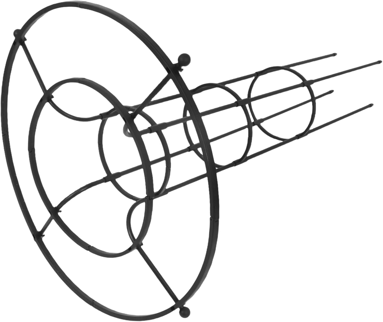 Umbrella Shaped Plant Trellis for Climbing Plants Versatile Flower Support Frame for Vines and Roses Easy Assembly Design for Garden Decoration Height