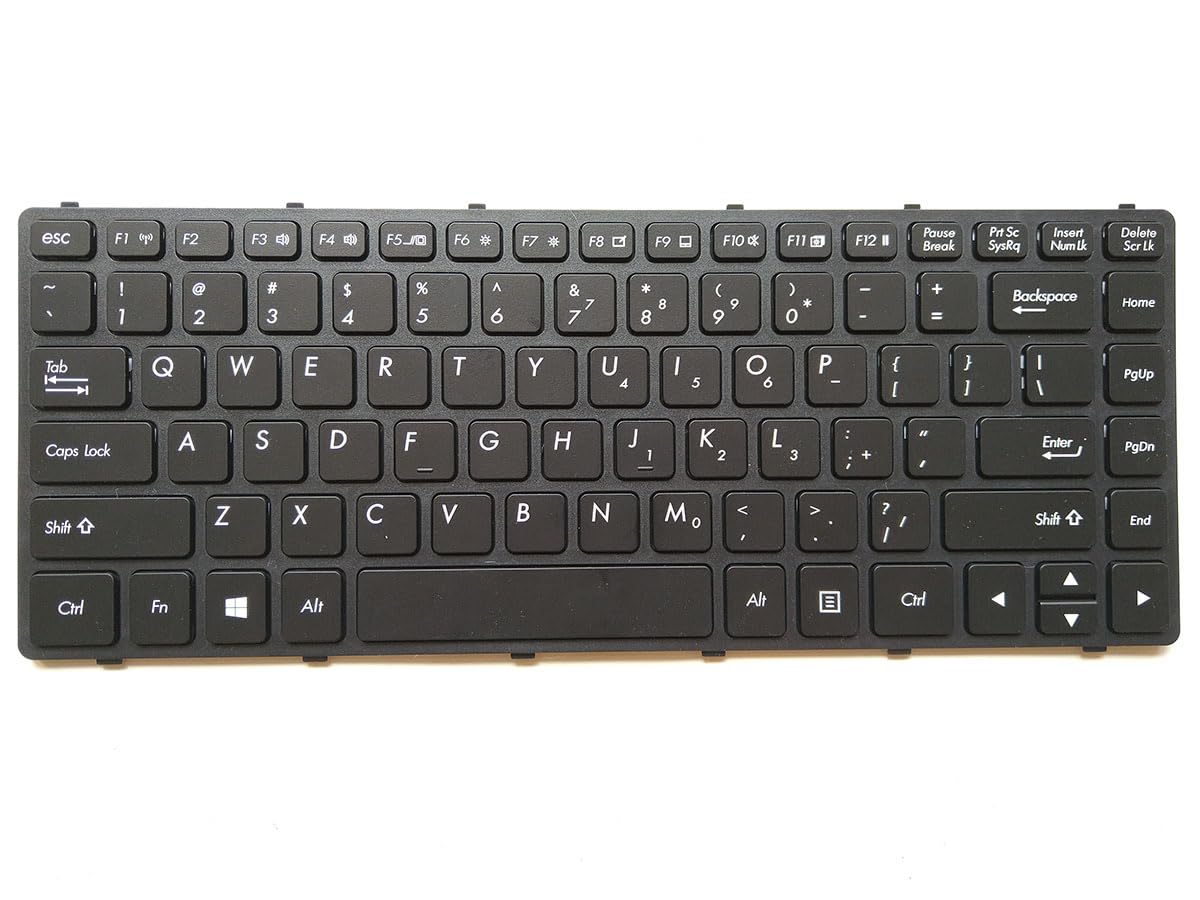 Podświetlana klawiatura do laptopa z podświetleniem USA do GETAC S410 G1 G2 G3 6150E CS603-C YXT-24-38 klawiatura do laptopa - układ USA - z ramą i podświetleniem