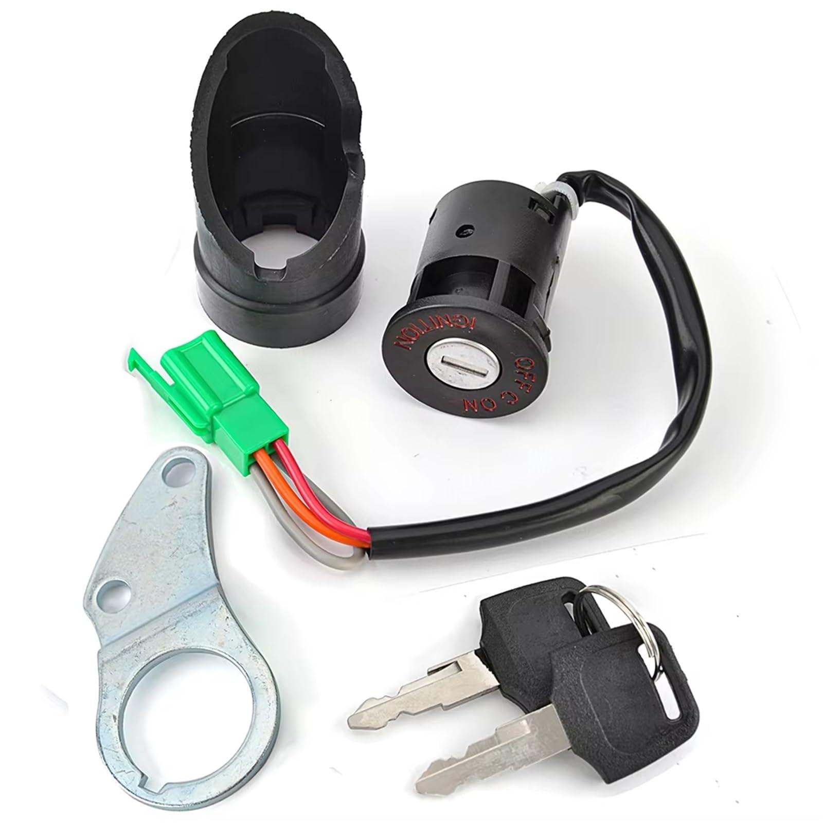 Interruttore a Chiave Per Suzuki DR Per DRZ Per DR-Z 250 DR250 Per DR250R 98-00 Per DRZ250 01-09 37110-13E01 Chiave Di Blocco Ll'interruttore Di Accensione Blocchetto Chiavi Moto
