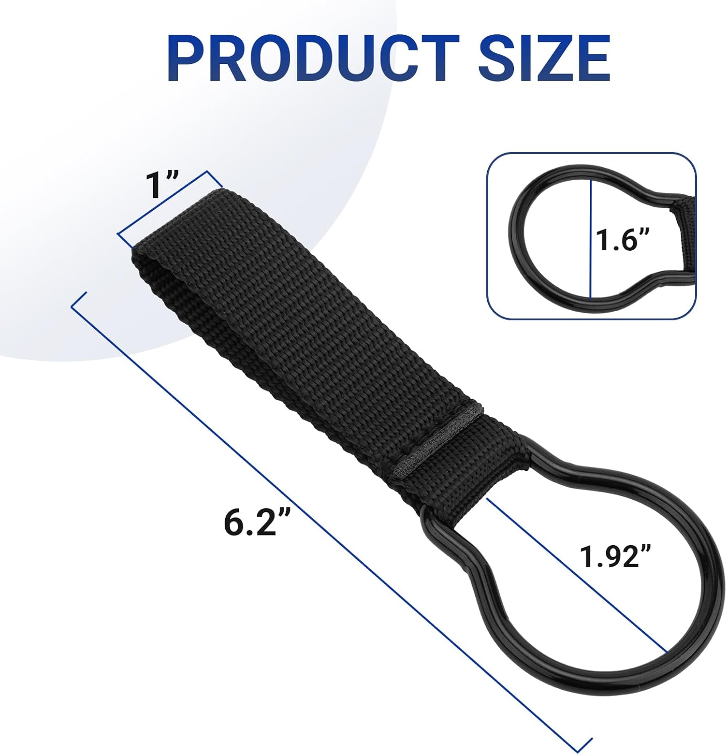75906 Flashlight Ring Holder Compatible with Streamlight Flashlight, Nylon Holsters Carrying Accessories