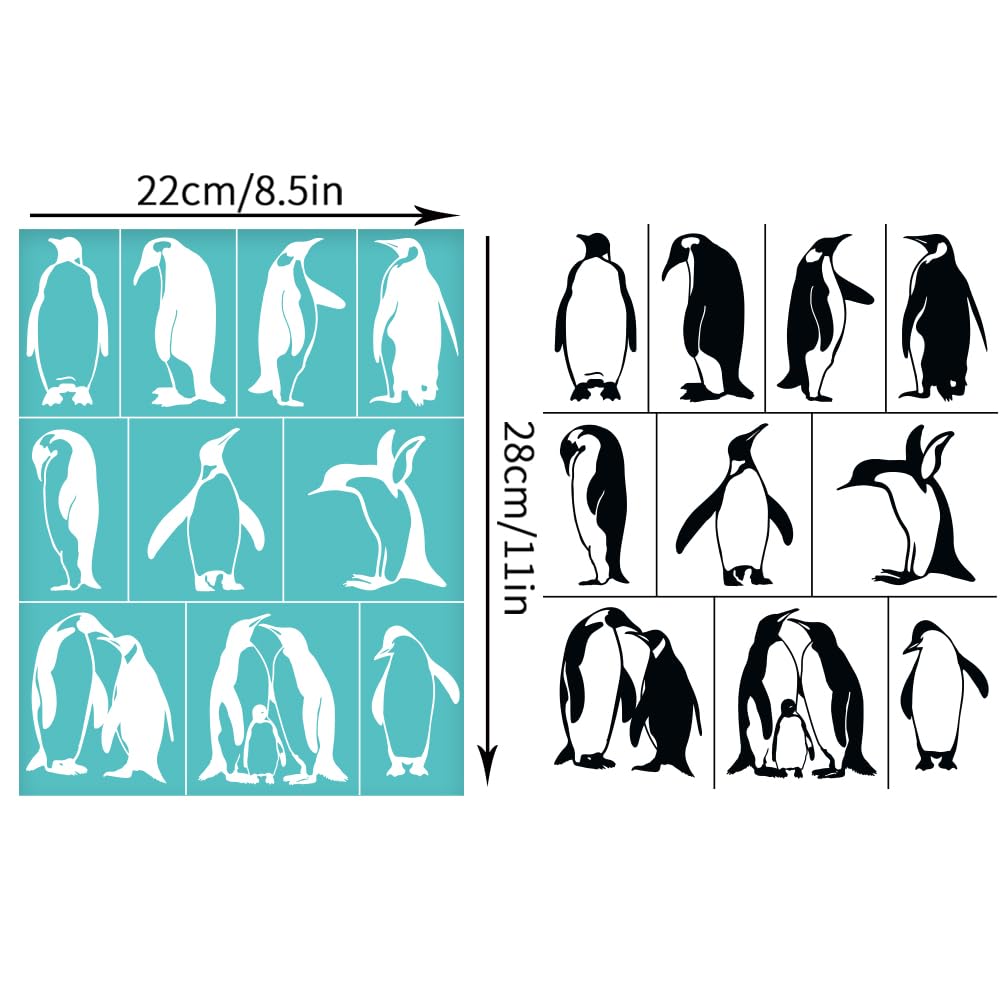 Stencil Autoadesivi Per Serigrafia - 2 Pezzi 22x28 Cm Motivo Insetti, Riutilizzabili Per Magliette E Tessuti - Foto 11