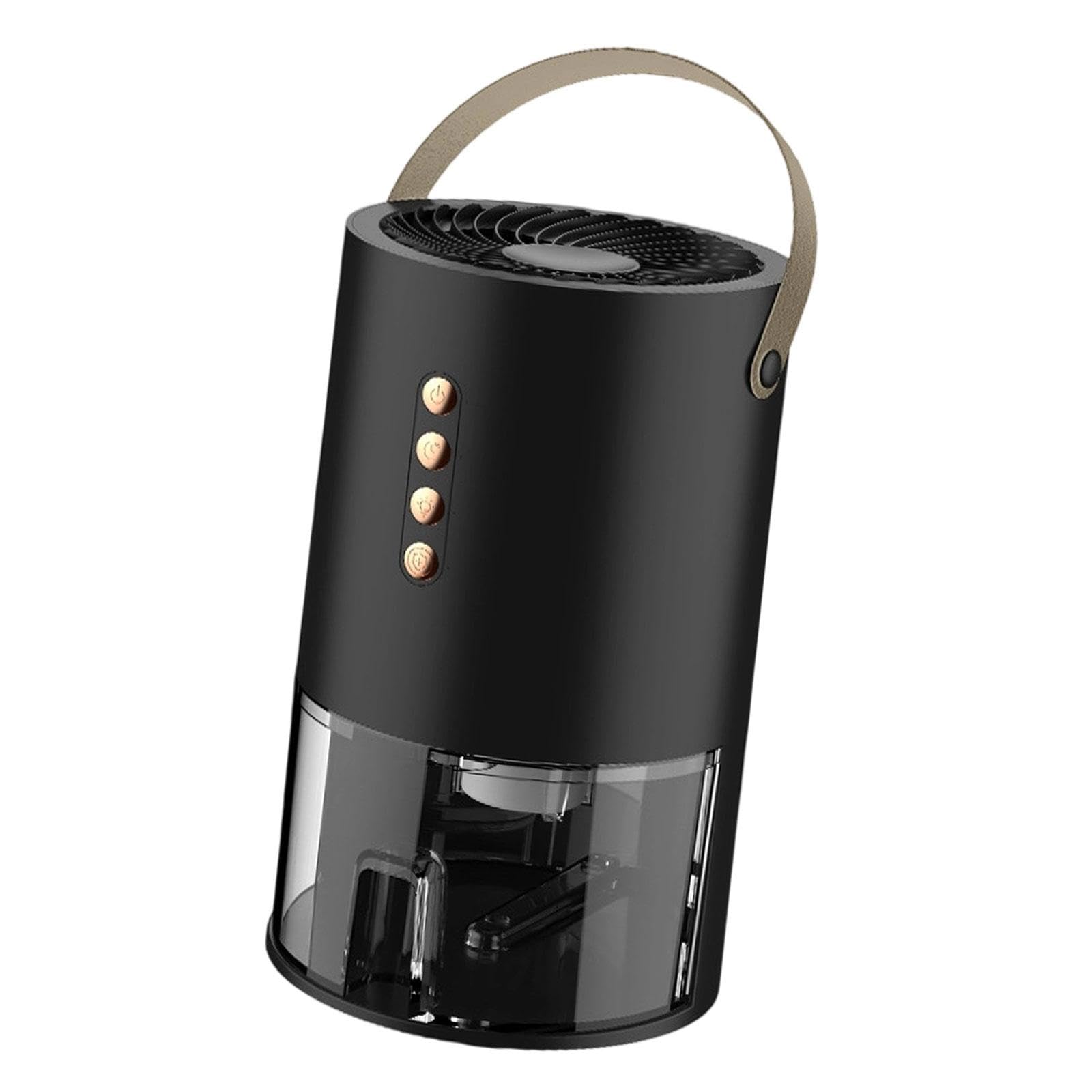 Dehumidifier for Home Compact Negative Ion Air Purifier for Closet RV Garage Black-image-8