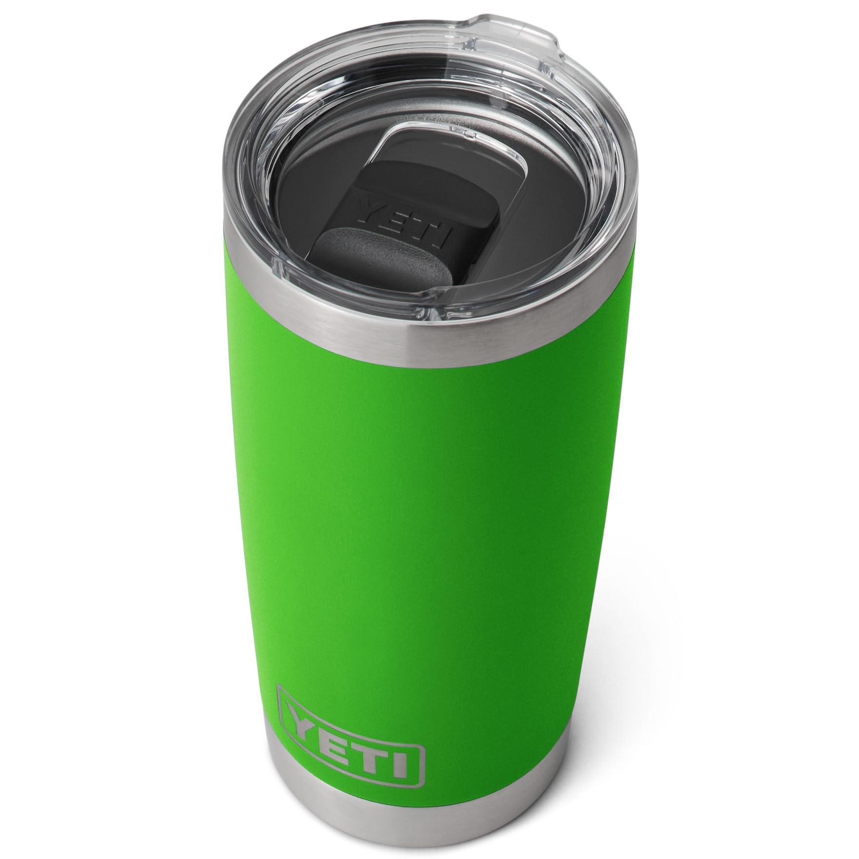 YETI Rambler Tumbler, Vaccum Insulated Stainless Steel Tumbler with Magslider Lid, Canopy Green, 20 oz (591 ml)