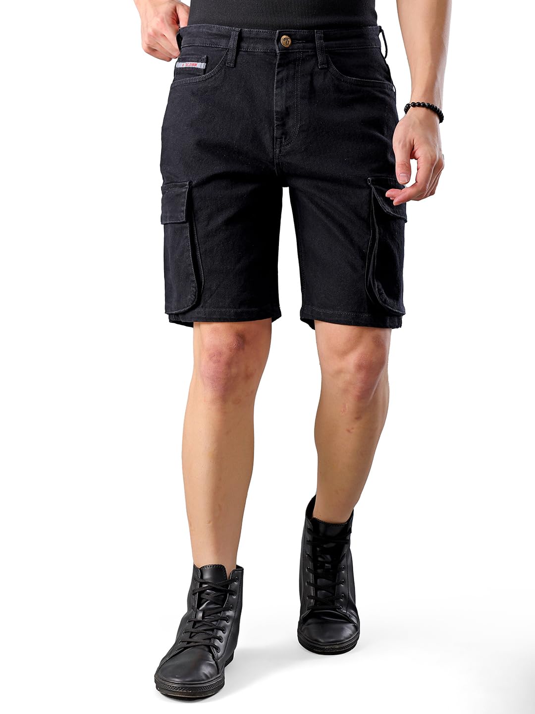 the indian garage co Men's Denim Shorts-picture-52