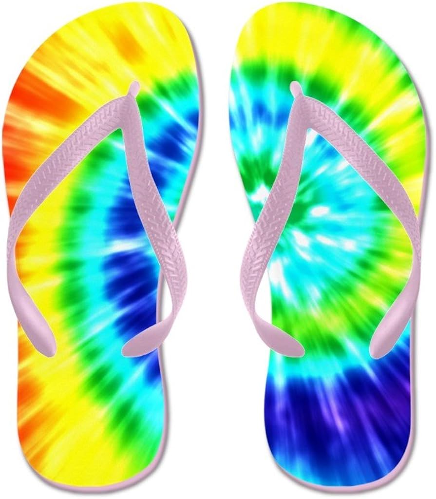 Tie dye flip flops Clearance