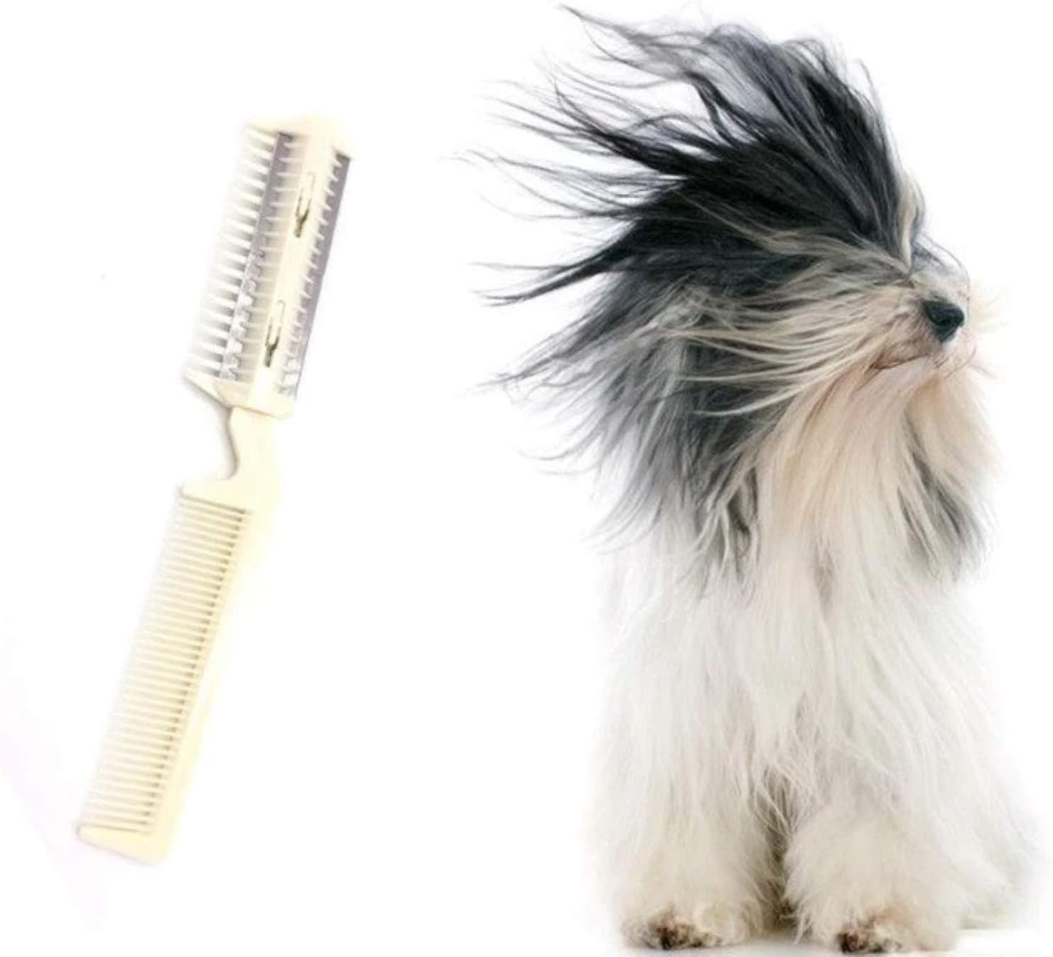 Pet Hair Trimming Razor Grooming Comb Blades