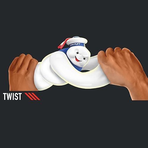 Miniatura 5 de Heroes of Goo Jit Zu Figura de Ghostbusters Squishy Stay Puft  Relleno único de Goo  Se estira hasta 3 veces su tamaño  Estira, gira y mira cómo