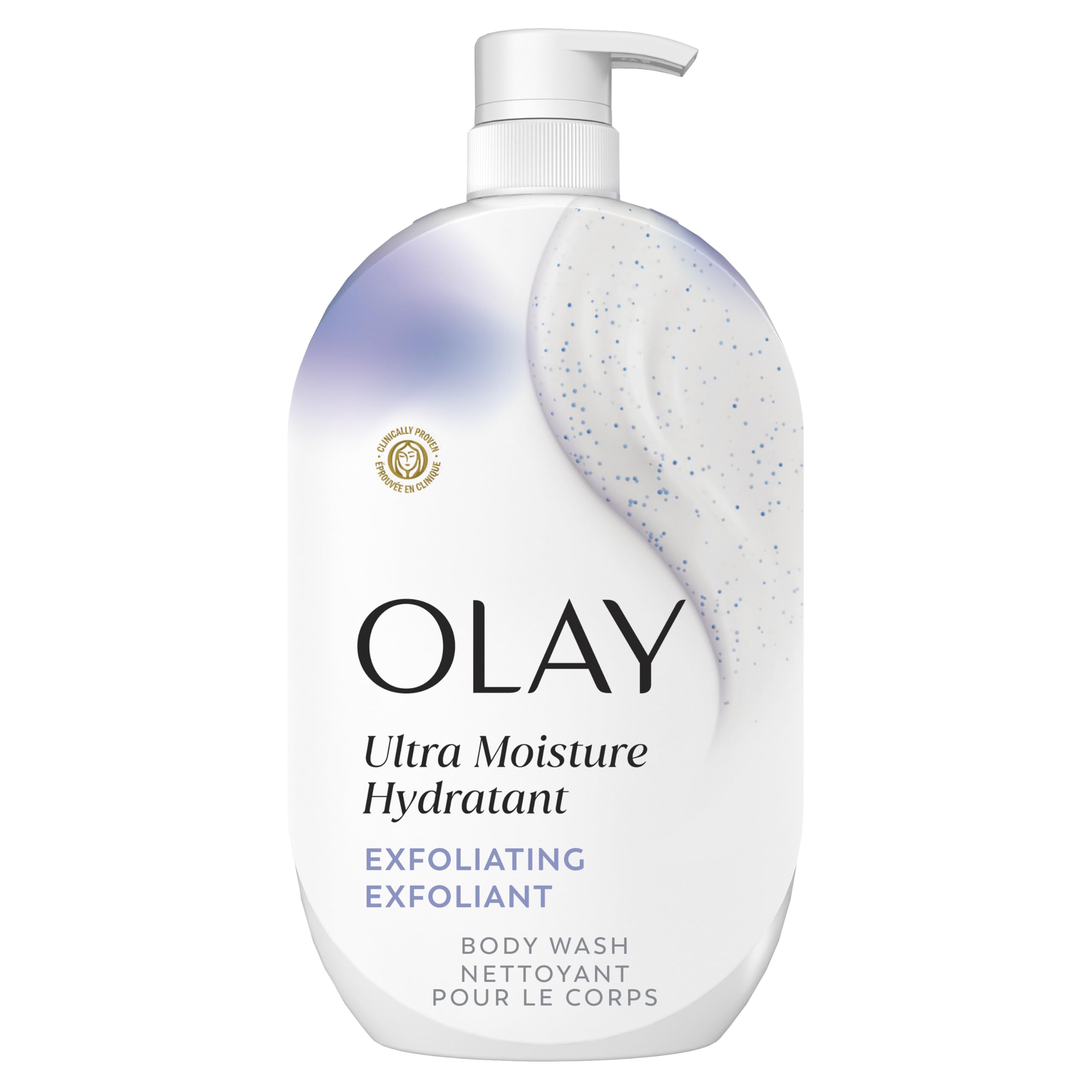 Olay Body Wash for Women Ultra Moisture Exfoliating Hydrating Formula 24 7 Moisture Barrier Repair For Visibly Healthy