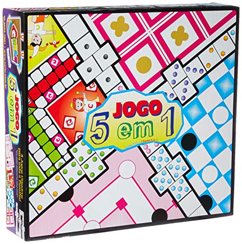 Jogo 5 em 1 Infantil Carlu Brinquedos