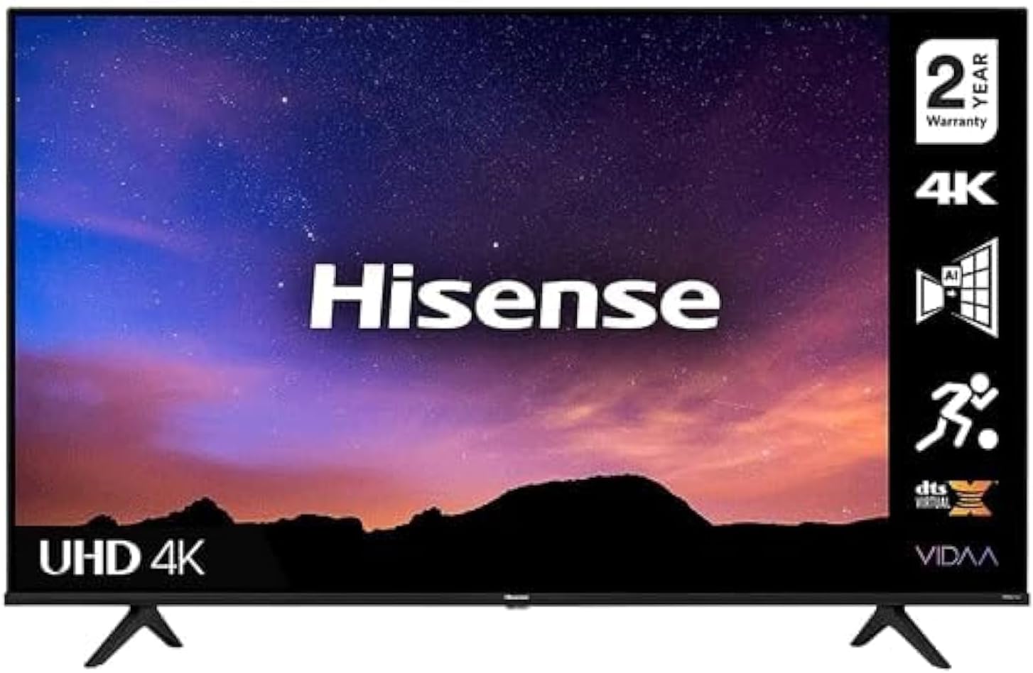Hisense 4K UHD DLED Smart Television 43Inch (2023 Model) 43A61K