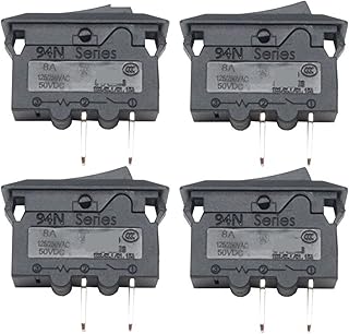 4 Sets Rocker Switch Circuit Breakers for 94N Series 8A Thermal Overload Protector for Power Strip (Size : 16a)
