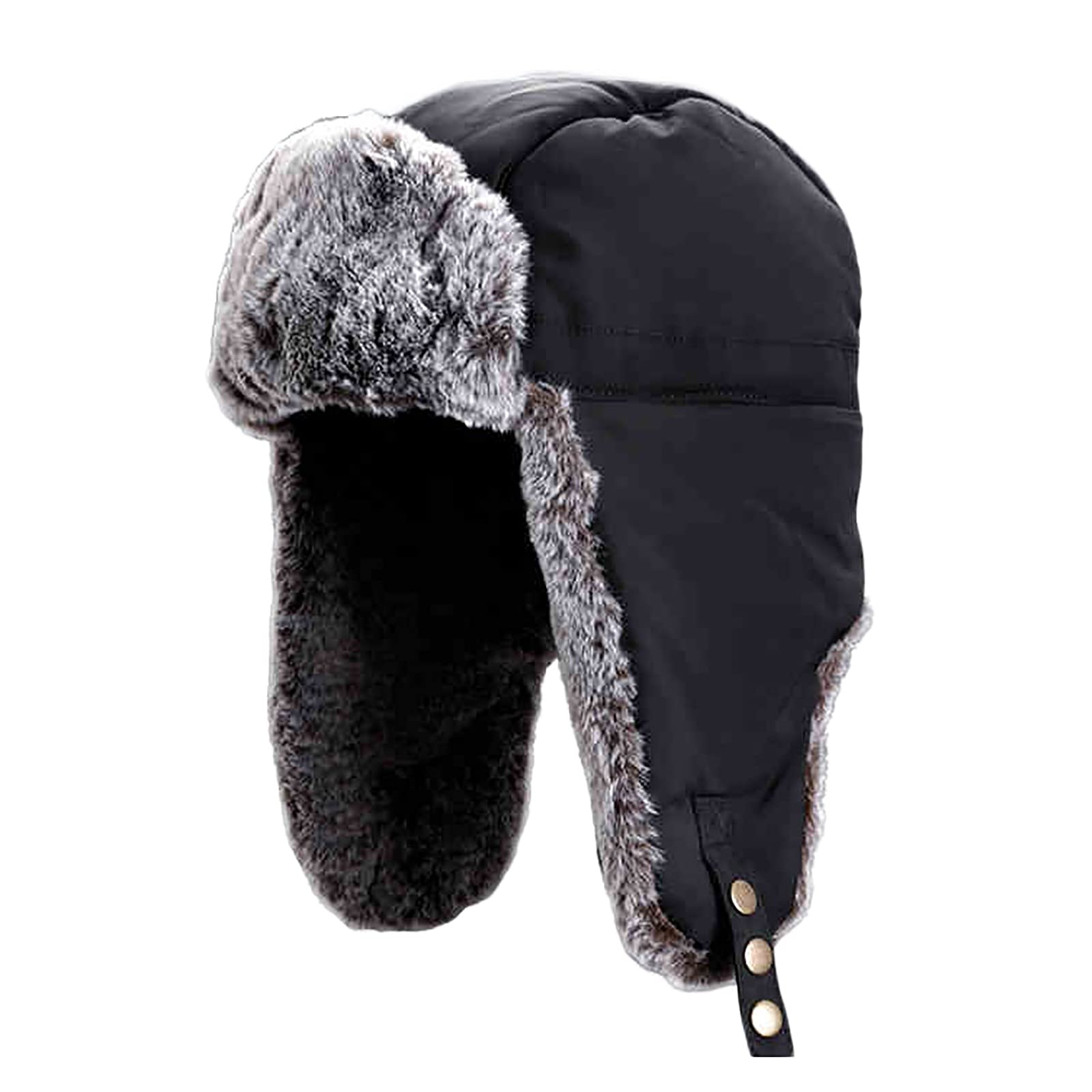 Sombreros de invierno, sombrero bombardero Unisex Trooper Troopper Sombrero Sombrero bombardero con forro de itación Sombrero piloto para ski Patinaje Invierno