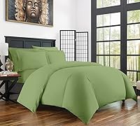 Vista 18 de Funda de edredón de 600 hilos de 98 x 98 pulgadas, 100% algodón egipcio con cierre de cremallera y lazos en las esquinas, patrón sólido, 1 funda