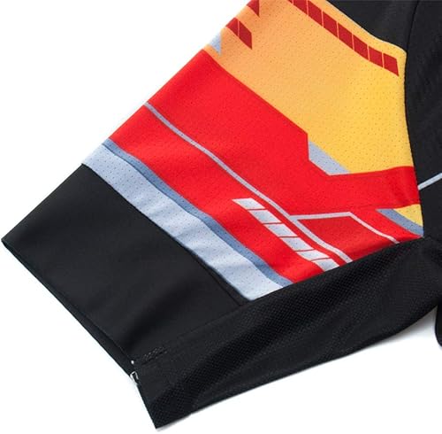 Vista 154 de Hotlion Verano Ciclismo Jersey Hombres Mountain Bike Jersey Secado rápido Bicicleta Camisa Manga Corta Ciclismo Ropa