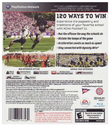 Image of NCAA Football 11 - Playstation 3