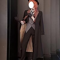 Vista 7 de Nakahara - Disfraz de cosplay de Chuuya, Dazai Osamu, cosplay, uniforme de Halloween para hombre