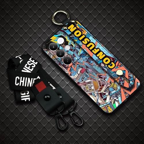 Phone Case Compatible with Realme C85 Pro 4G, Design Dirt-resistant Anti-dust Waterproof Shockproof Silicone Durable Cartoon Wri