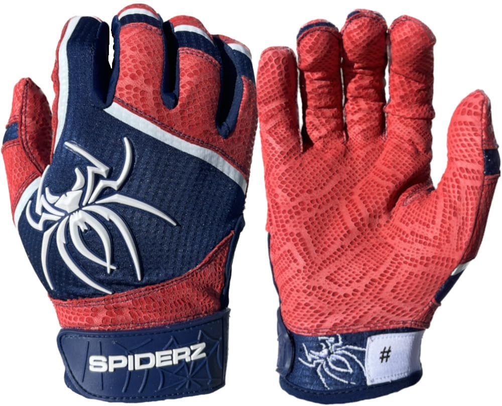 Spiderz 2024 PRO Adult Baseball/Softball Batting Gloves