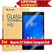 Xperia Z3 Tablet Compact 8.0 Glass Screen Protector, AnoKe(0.3mm 9H) Tempered Film Shield For Sony Xperia Z3 Compact Tablet 8.0 Glass